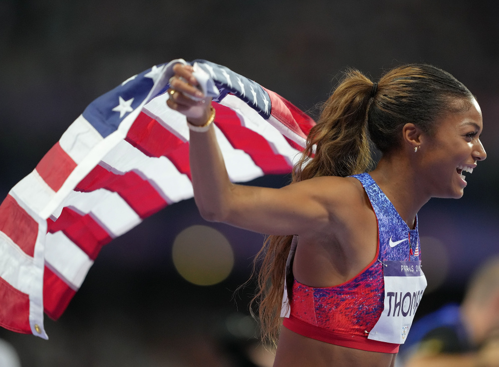 美国女子田径选手迎来第二次夺冠 美国女子田径选手迎来第二次夺冠